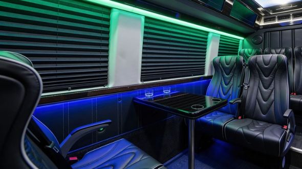 18 passenger sprinter van inside austin