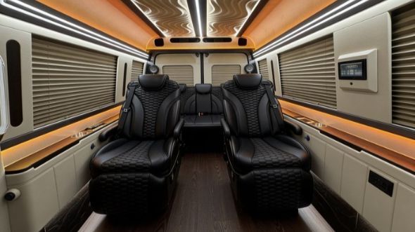 8 passenger sprinter van inside austin
