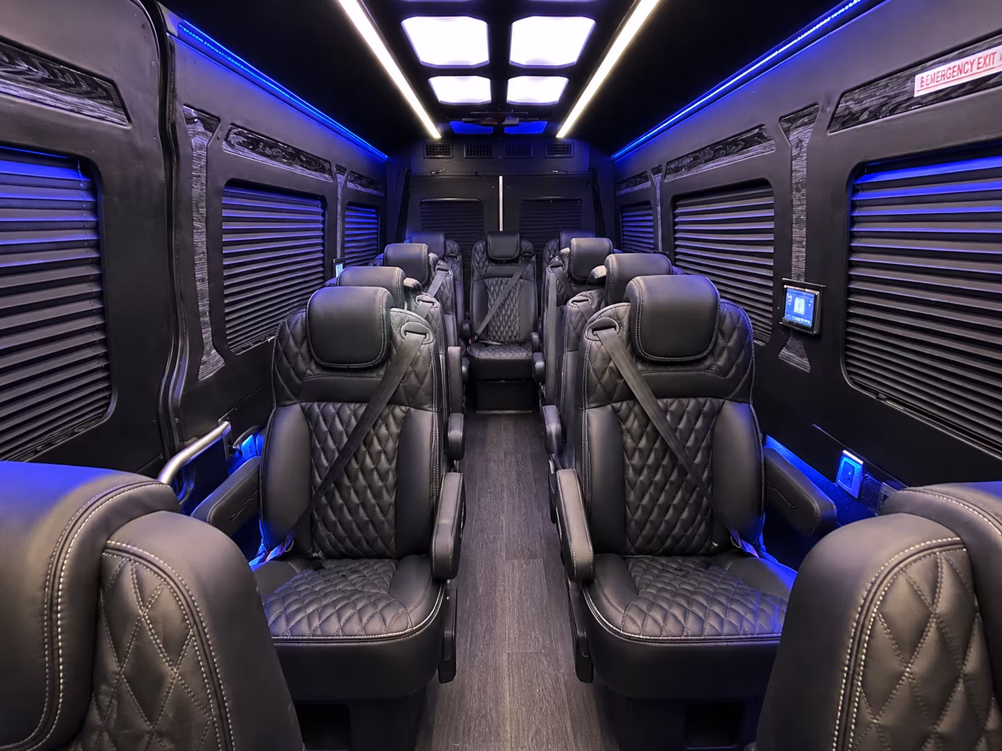 austin 10 passenger sprinter van interior