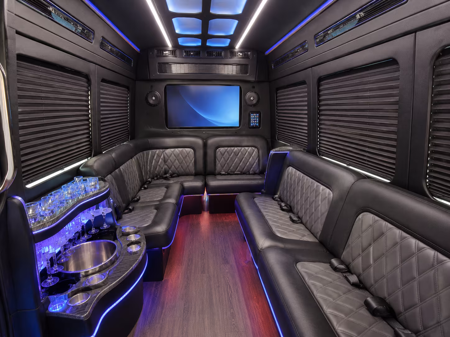 austin sprinter limousine inside