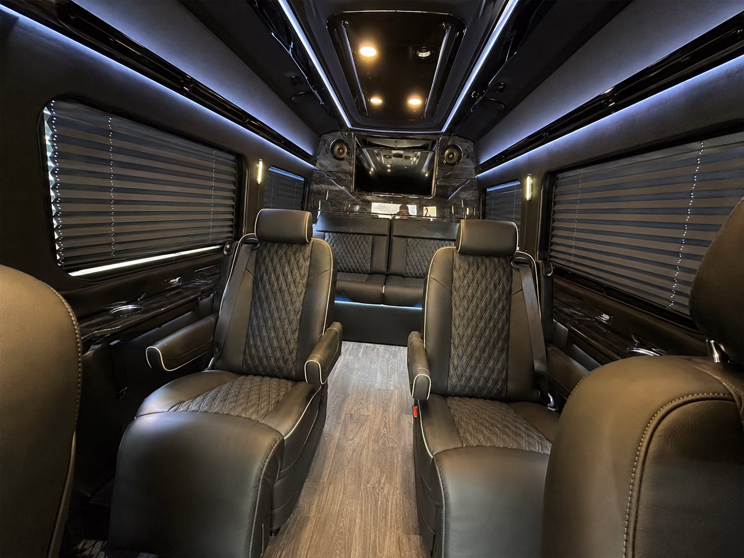conference and convention attendee sprinter van transportation in austin texas
