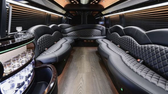 sprinter limousine inside austin
